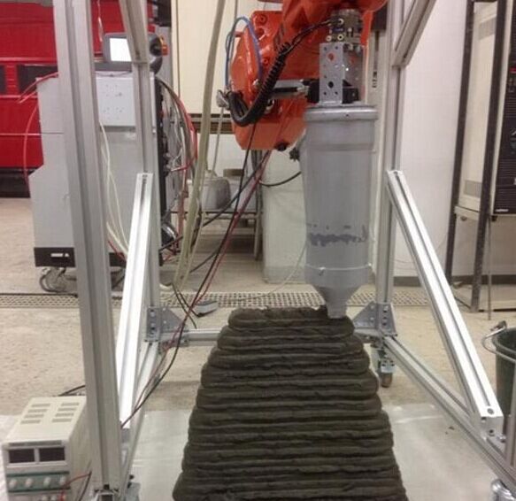 混凝土、混凝土3D打印機(jī)、可移動(dòng)混凝土3D打印機(jī)