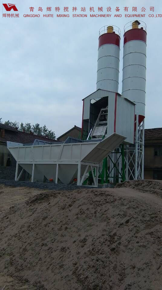 青島輝特混凝土攪拌站HZS90精致的細節(jié)處理