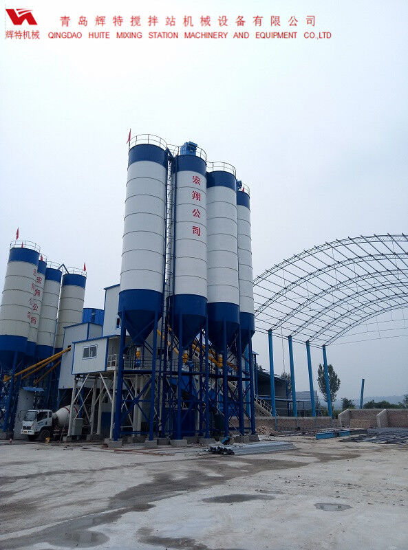 輝特混凝土攪拌站HZS120---直觀的操作畫面，簡單易懂