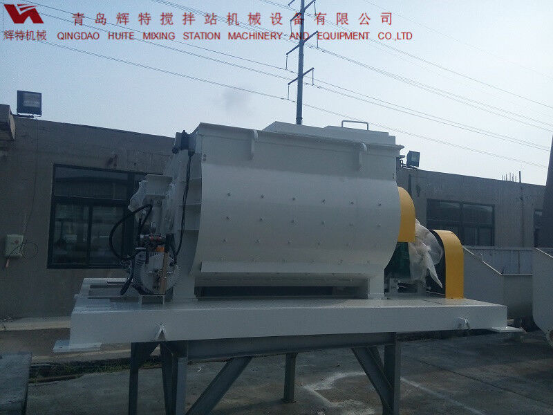 JS750攪拌臂采用偏心式設(shè)計(jì)，延長(zhǎng)使用壽命，青島輝特機(jī)械