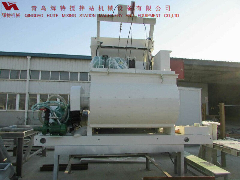 JS750攪拌臂采用偏心式設(shè)計(jì)，延長(zhǎng)使用壽命，青島輝特機(jī)械