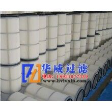 可水洗反沖洗聚酯纖維除塵濾筒批發(fā)價(jià)格【華威】